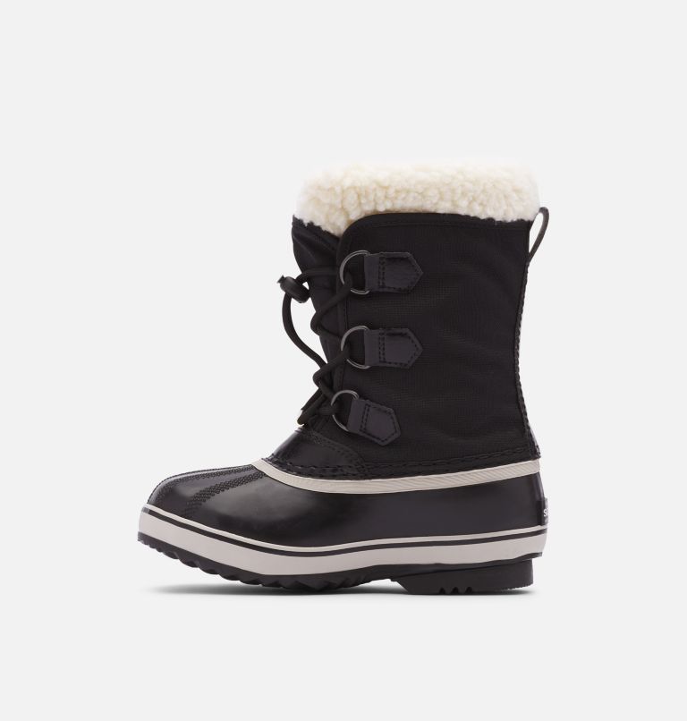 Sorel Youth Yoot Pac Nylon Winter Boots - Mountain Kids Outfitters in Uniform Black on a white background side view