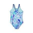 Speedo Girls Print Strappy OnePiece SwimSuit - Mountain Kids Outfitters