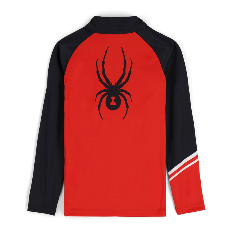 Spyder Boys' Web Zip T-Neck - Mountain Kids Outfitters