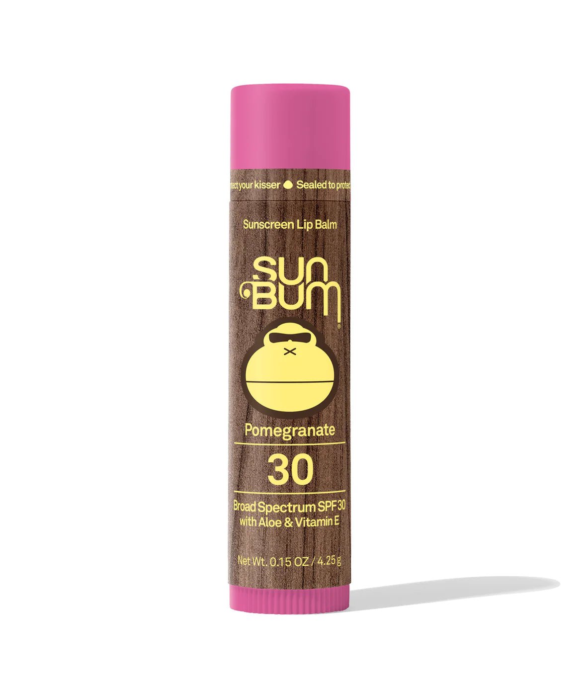 Sun Bum SPF 30 Lip Balm - Mountain Kids Outfitters: Pomegranate, Front View