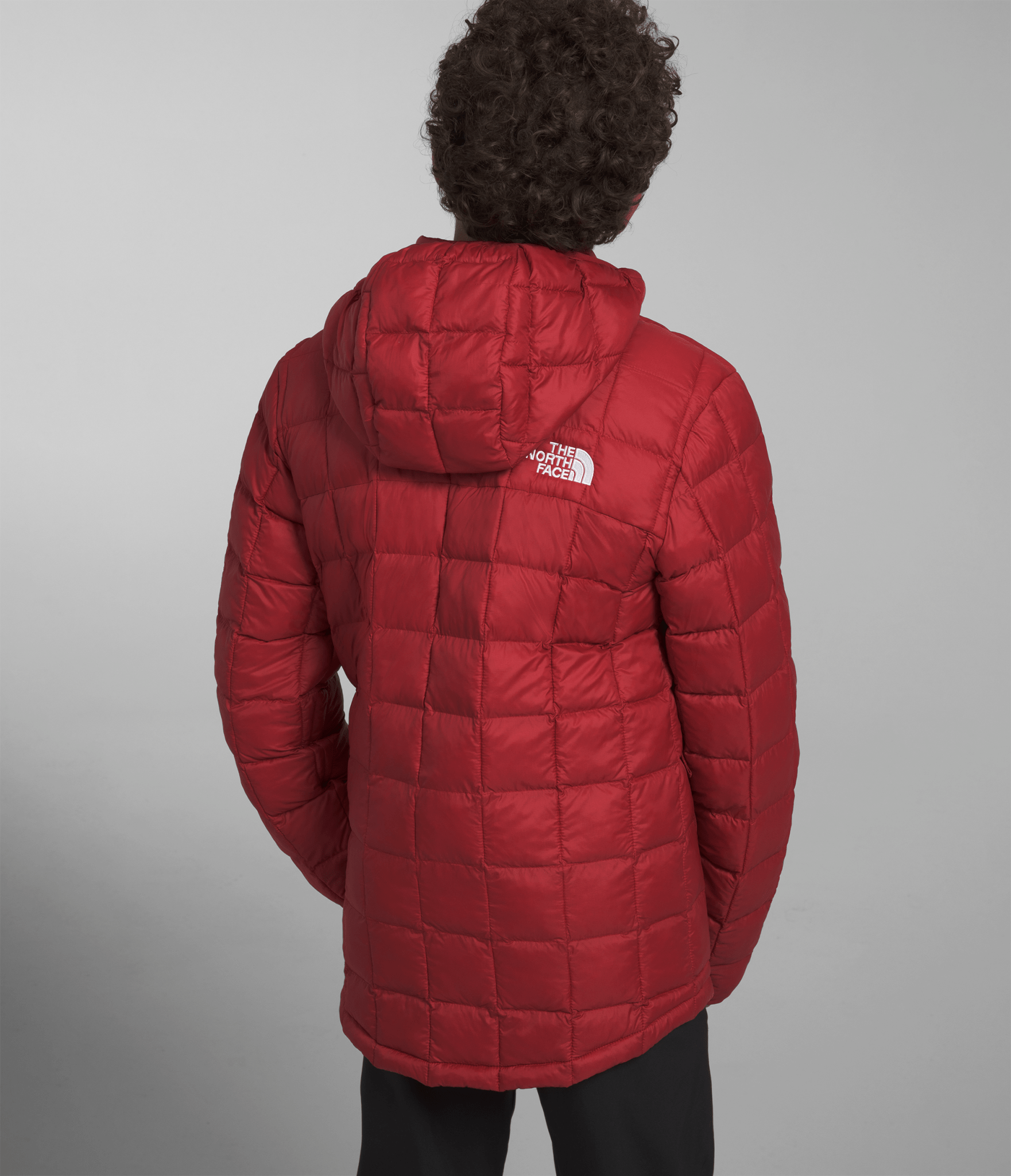The North Face ThermoBall Hooded Jacket Boys XS TNF Black