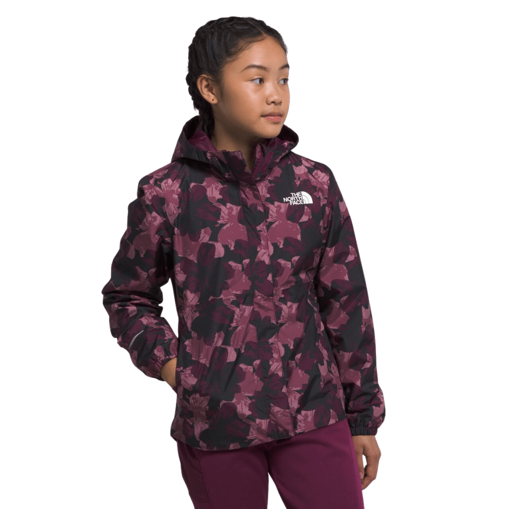 Girls purple north face best sale jacket