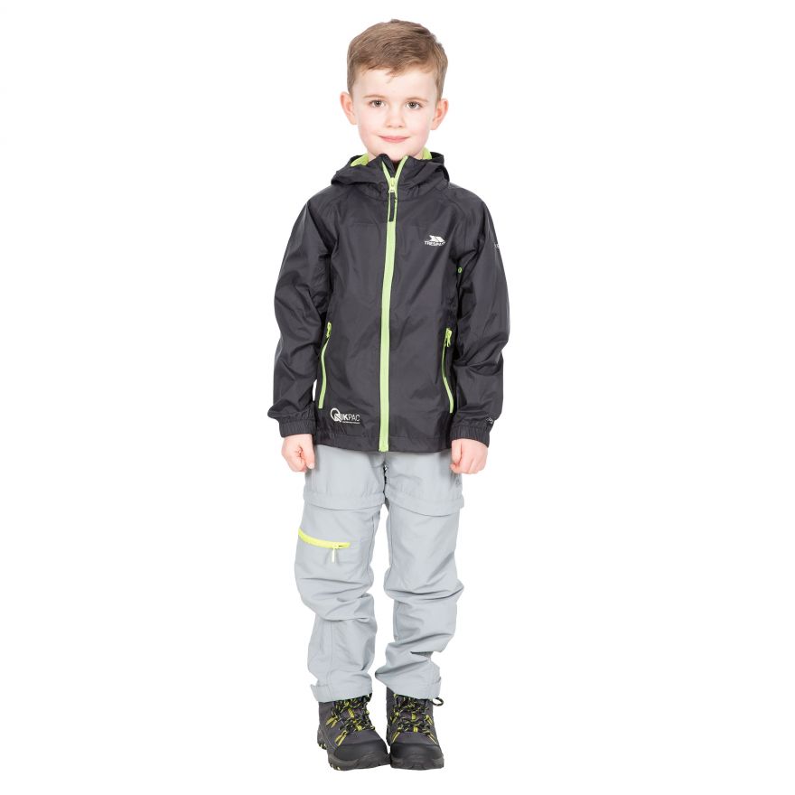 Trespass Qikpac Kids Rain Jacket - Mountain Kids Outfitters