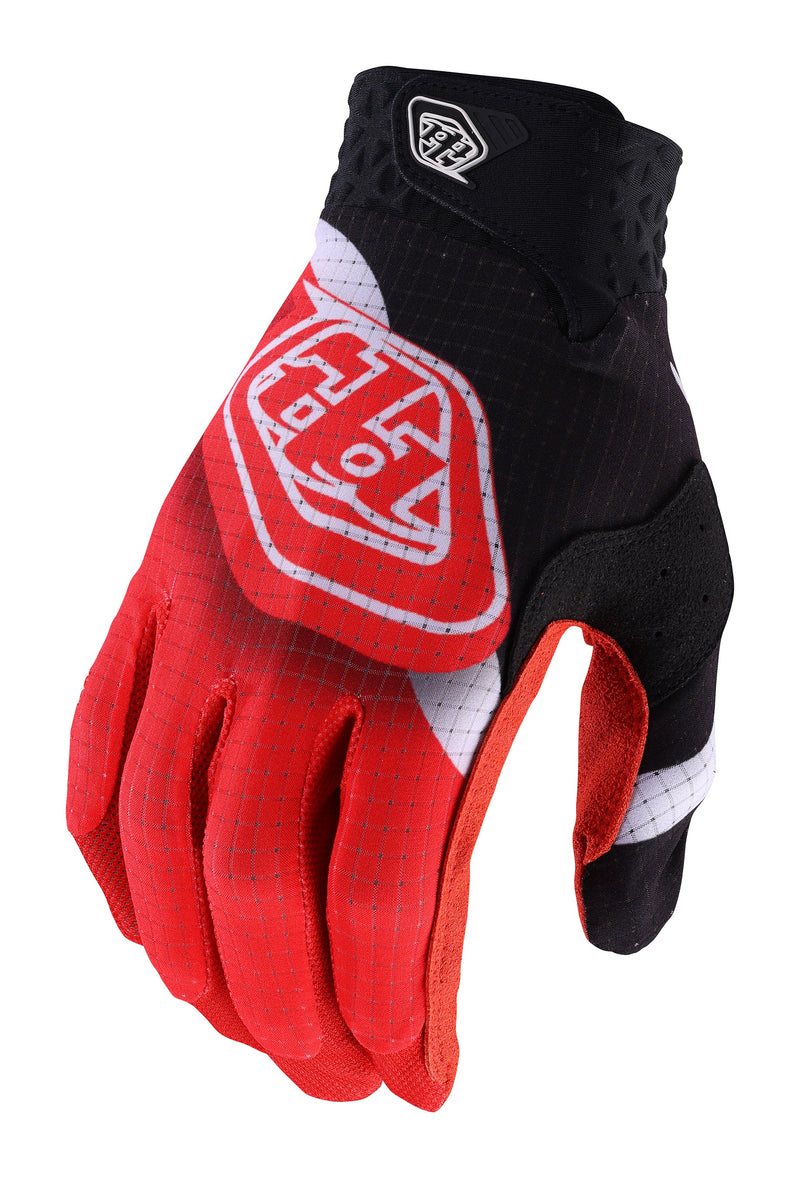 Troy Lee Youth Air Gloves - Mountain Kids Outfitters: Radian Red, Top View