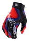 Troy Lee Youth Air Gloves - Mountain Kids Outfitters: Richter Black/Blue, Top View