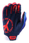 Troy Lee Youth Air Gloves - Mountain Kids Outfitters: Lucid White/Blue, Palm