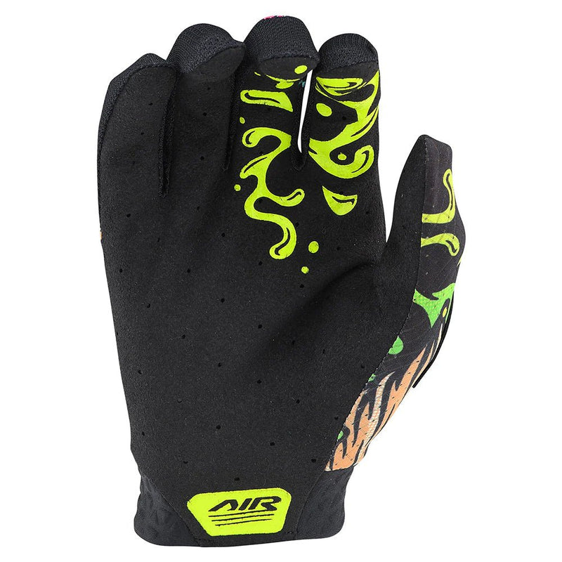 Troy Lee Youth Air Gloves Limited Edition - Mountain Kids Outfitters: Bigfoot Black/Green, Palm