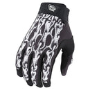 Troy Lee Youth Air Gloves Limited Edition - Mountain Kids Outfitters: Slime Hands Black/White, Top View