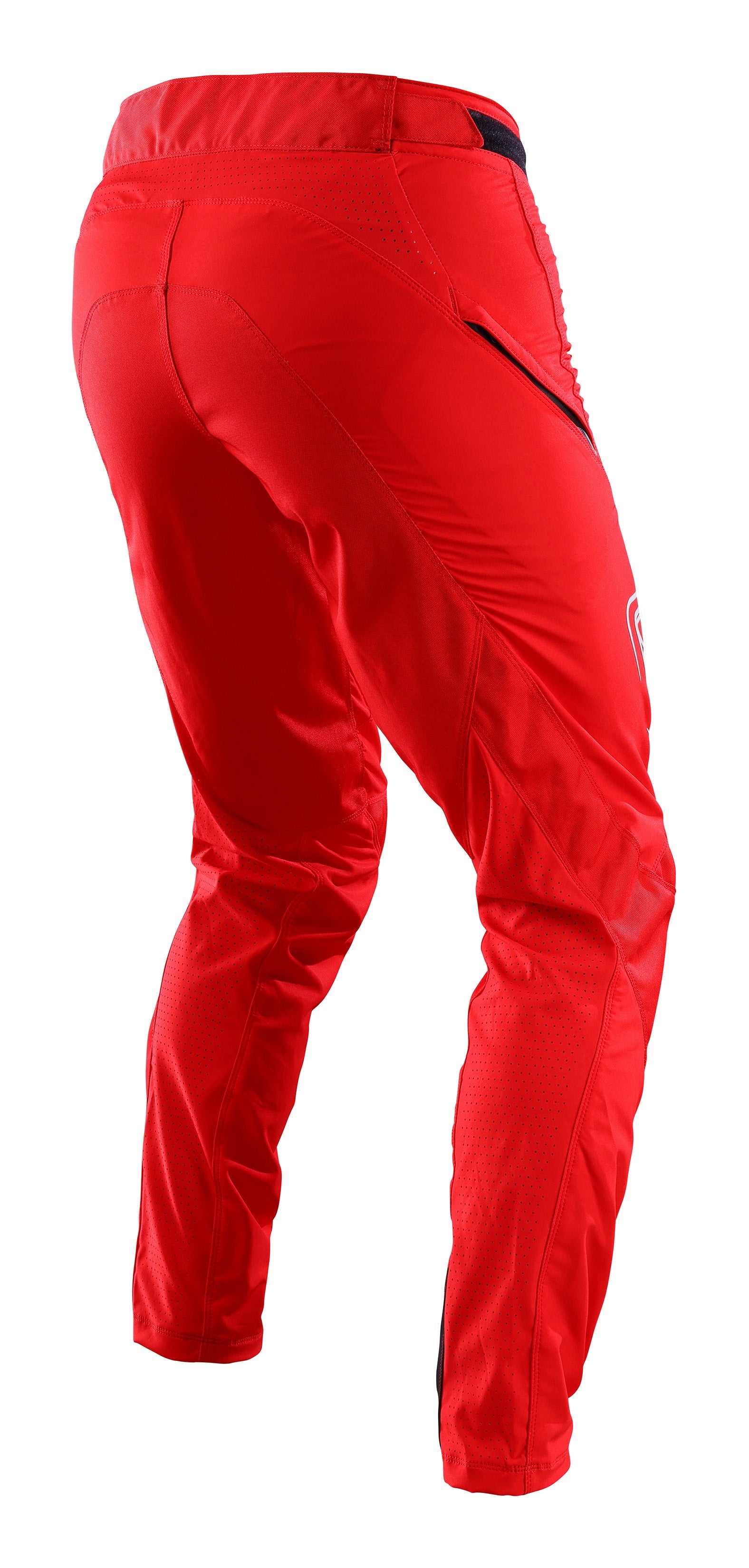 Troy Lee Youth Sprint Pants 2023 - Mountain Kids Outfitters: Mono Red, Back View
