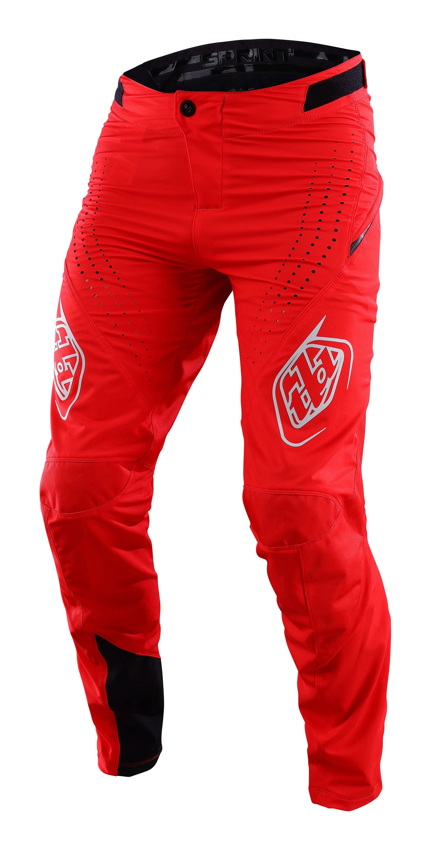 Troy Lee Youth Sprint Pants 2023 - Mountain Kids Outfitters: Mono Red, Front View