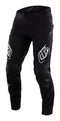 Troy Lee Youth Sprint Pants 2023 - Mountain Kids Outfitters: Mono Black, Front View