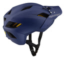 Troy Lee Youth Flowline Helmet Orbit 2023 - Mountain Kids Outfitters: Dark Blue, Side View