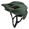 Troy Lee Youth Flowline Helmet Orbit 2023 - Mountain Kids Outfitters: Forest Green, Front View